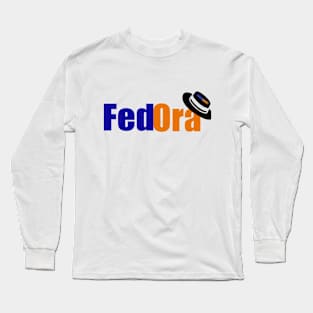 Funny Fedora T-shirt Design Gift Idea to your friends Long Sleeve T-Shirt